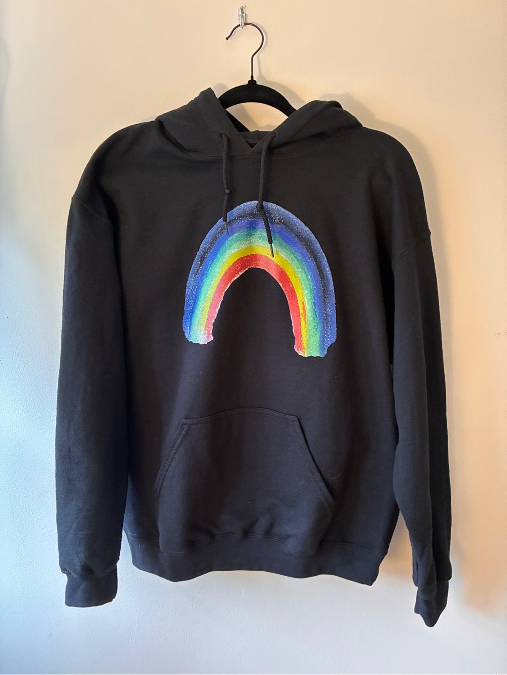 Kit Keenan x Vaughn Span black rainbow hoodie